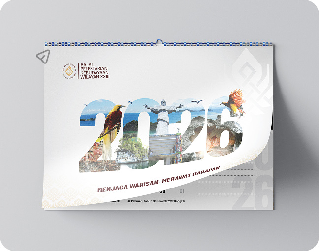 BPKW XXIII 2026 desk calendar