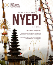 Social media post: Selamat Hari Raya Nyepi