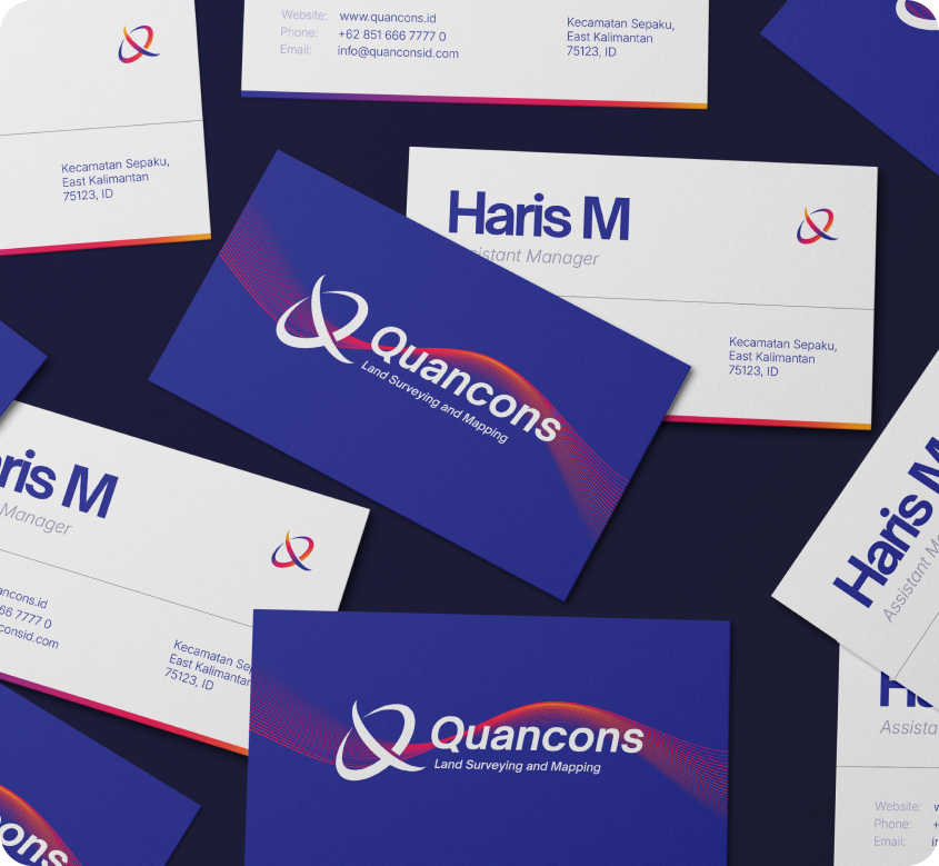 Quancons business cards